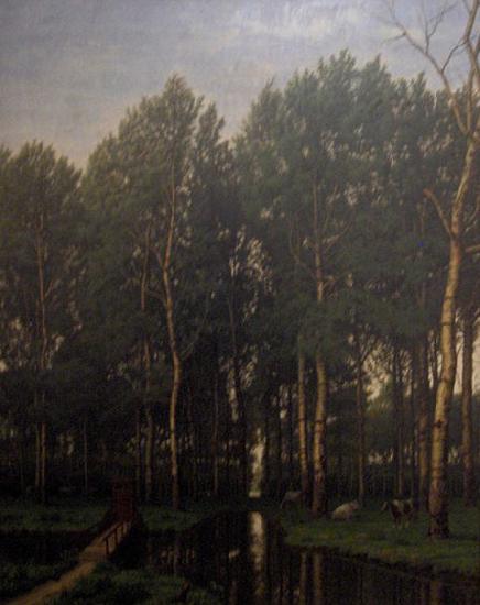 Francois Lamoriniere View at Edegem oil painting picture